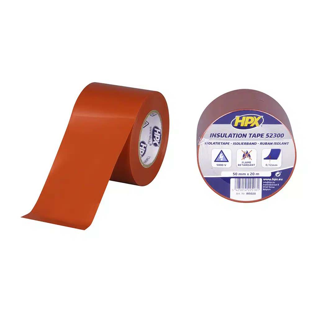 HPX Pvc Isolatietape – Rood 50MM X 20M