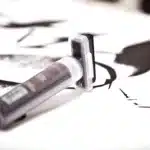 Montana ACRYLIC Marker 30mm zwart voorbeeld
