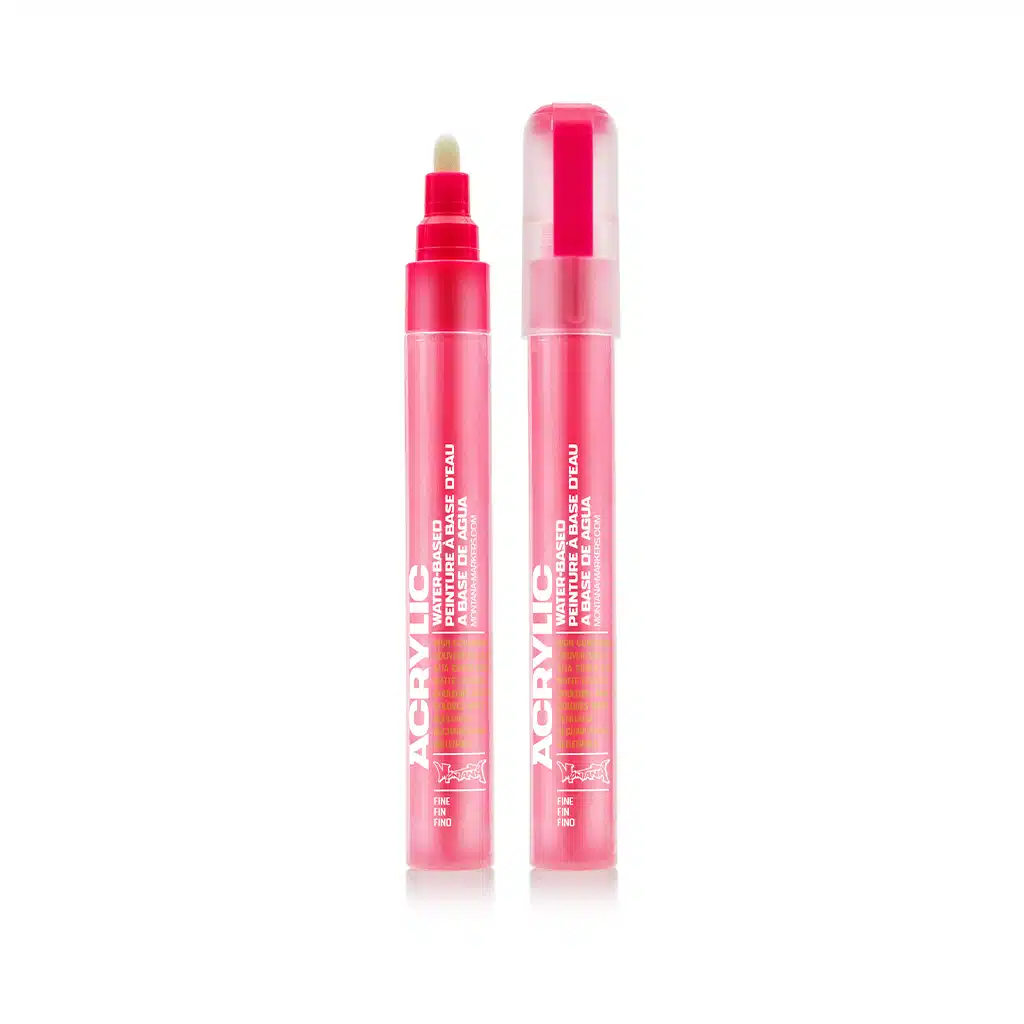 Montana Acrylic Marker 2mm Fine Fire Red