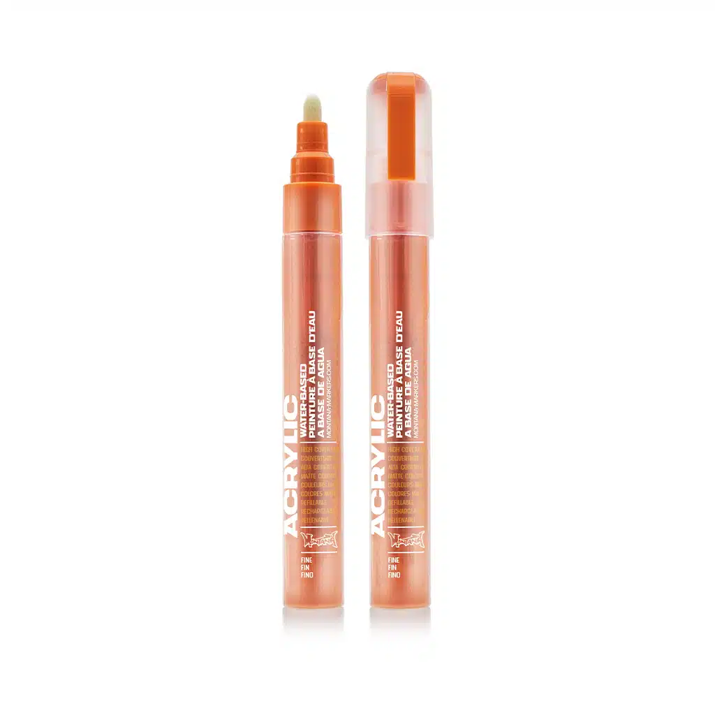Montana Acrylic Marker 2mm Fine Orange