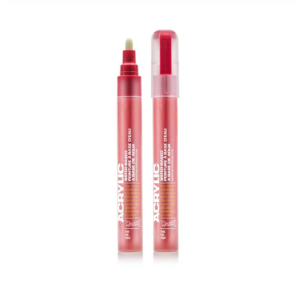 Montana Acrylic Marker 2mm Fine Red