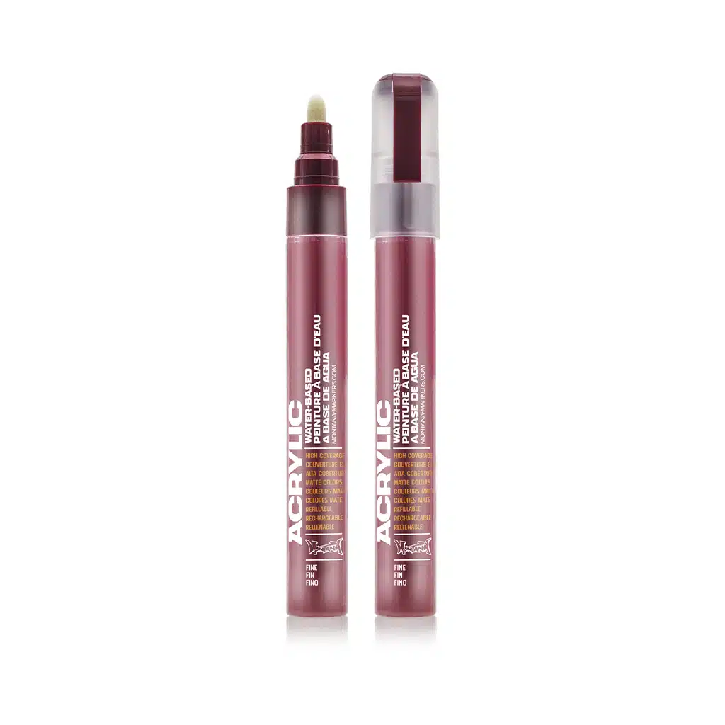 Montana Acrylic Marker 2mm Fine Royal Red