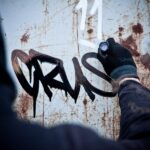 Montana Empty Crusher Graffiti