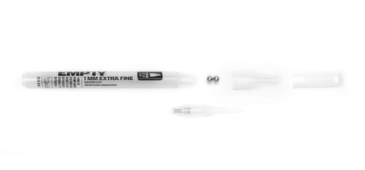 Montana Empty Marker Opgedeeld