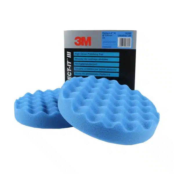 3M 50388 Perfect It Polijstschijf Ultrafine Gewafeld 150mm Blauw 2 stuks